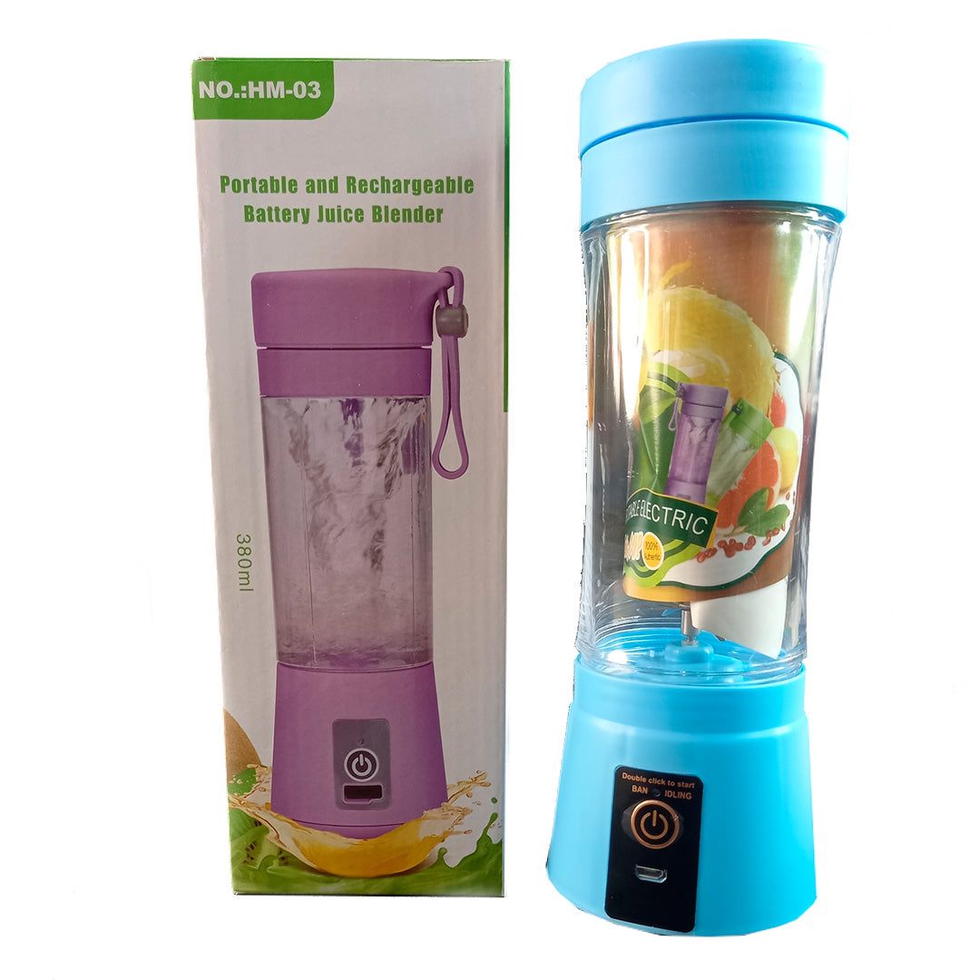 LICUADORA VASO PORTÁTIL RECARGABLE  HM-03