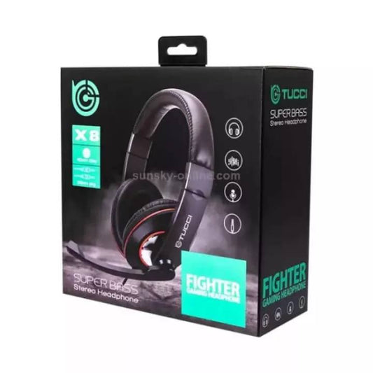 DIADEMA GAMER X8 TUCCI SUPER BASS ORIGINAL