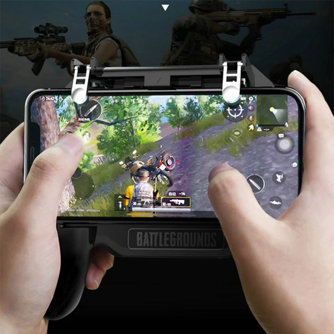 CONTROL GAMER CON GATILLOS VENTILADOR Y POWER BANK (GAMEPAD)