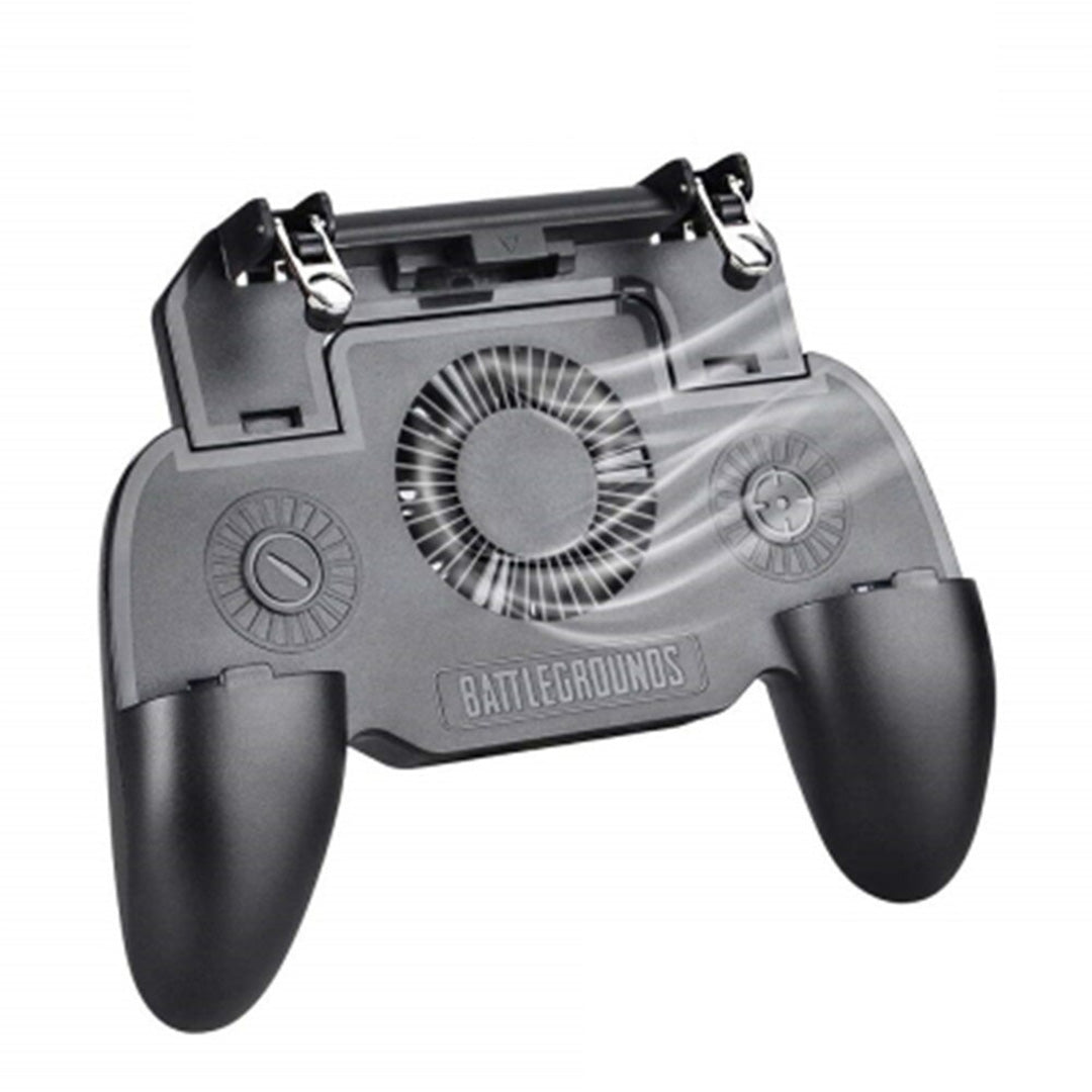CONTROL GAMER CON GATILLOS VENTILADOR Y POWER BANK (GAMEPAD)