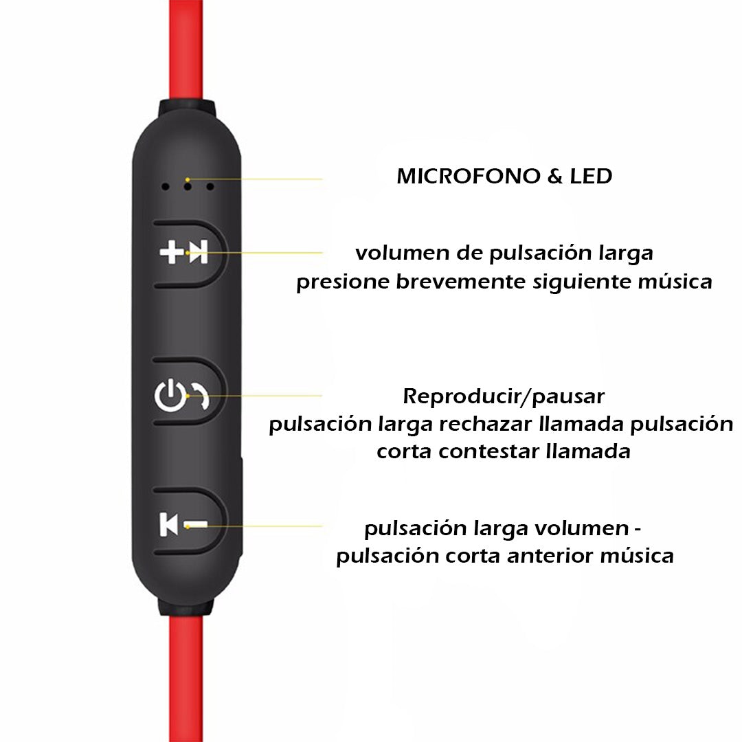 AUDÍFONOS SPORT INALÁMBRICOS DEPORTIVOS